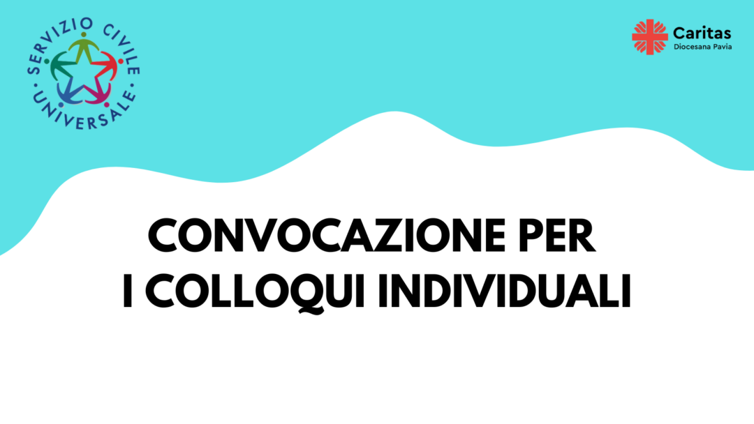 Convocazione per i colloqui individuali del Servizio Civile